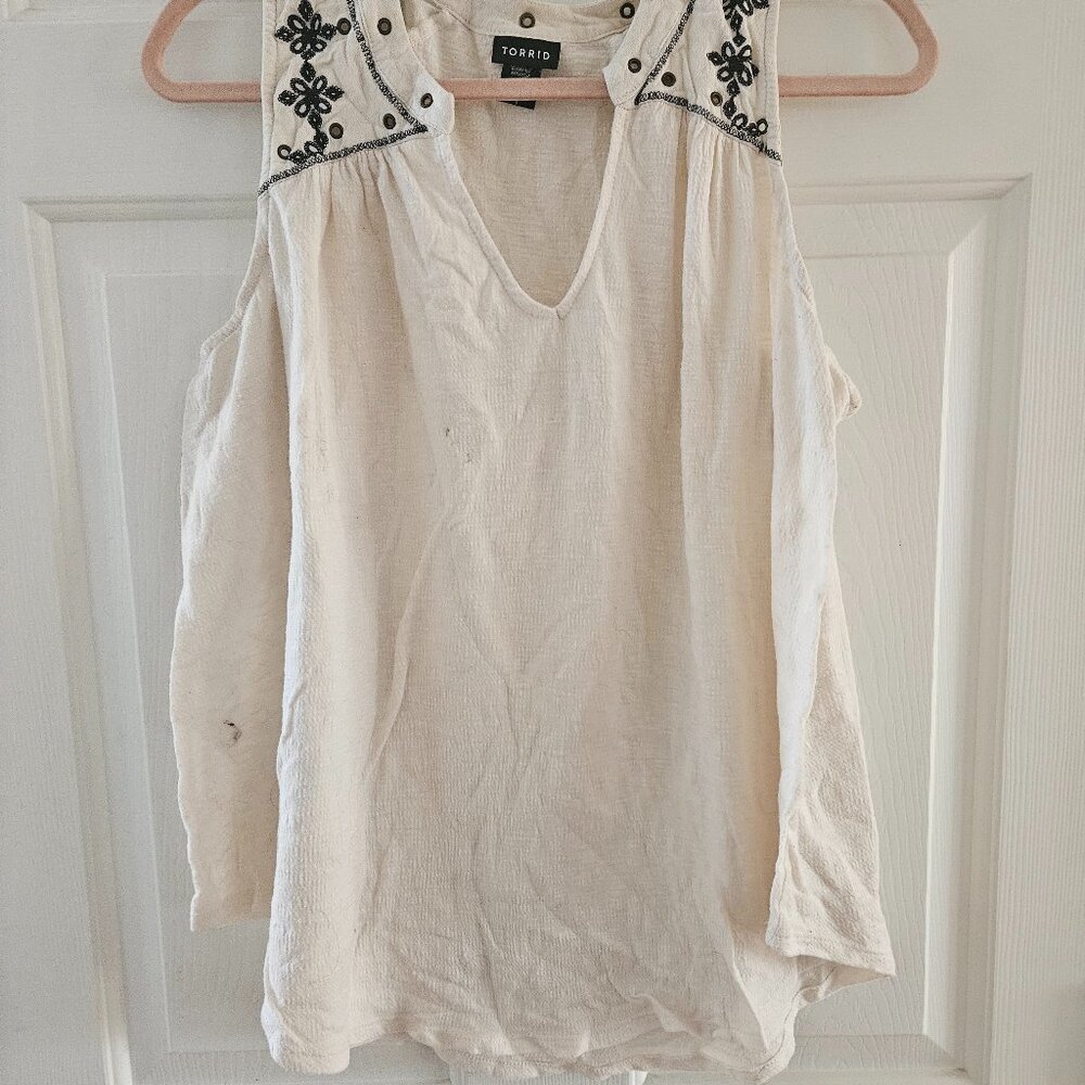 Torrid Cream Tank Top